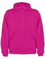 Roly Kapuzen-Sweatshirt mit Kängurutasche 280 g/m², Black 02 S, RY1087 – Rosette 78