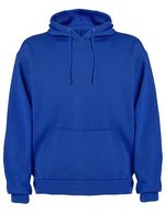 Roly Kapuzen-Sweatshirt mit Kängurutasche 280 g/m², Black 02 S, RY1087 – Bleu royal 05