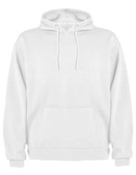 Roly Kapuzen-Sweatshirt mit Kängurutasche 280 g/m², Black 02 S, RY1087 – Blanc 01