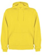 Roly Kapuzen-Sweatshirt mit Kängurutasche 280 g/m², Black 02 S, RY1087 – Jaune 03