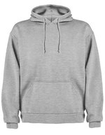 Roly Kapuzensweatshirt mit Kängurutasche für Kinder, Black 02 3/4 Jahre, RY1087K – Heather Grey 58