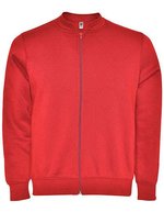 Roly Elbrus Sweatjacke mit Asia-Kragen, Black 02 S, RY1103 – Red 60