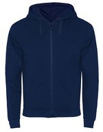 Roly Fuji Sweat-Jacket Black 02/Fluor Orange 223 S (RY1105), RY1105 – Navy Blue 55