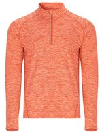 Roly Sport Sport-Sweatshirt Melbourne mit Half-Zip, Black 02 S, RY1113 – Heather Orange 310