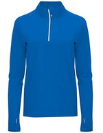 Roly Sport Sweatshirt Melbourne mit Half-Zip für Damen, Black 02 S, RY1114 – Royal Blue 05