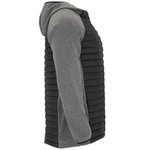 Roly Minsk Jacke mit Softshell-Ärmeln, Black 02/Black Melange 243 L, RY1120 – Bild 6
