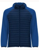 Minsk Jacke mit Softshell-Ärmeln – Navy Blue 55/Royal Blue 05