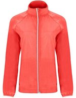 Roly Glasgow Windjacke mit Reißverschluss für Damen – Fluor Coral 234