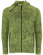 Roly Everest Sweatjacket Heather White 013 S (RY5064) – Heather Mantis Green 693
