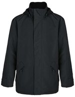Roly Parka mit Kapuze und Windblende – Dark Lead 46