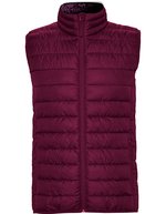 Roly Oslo Bodywarmer, wasserabweisend, Polyester, Black Melange 243 XXL, RY5092 – Plum Red 643