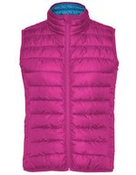 Roly Taillierter, wasserabweisender Bodywarmer Oslo, Black 02 XL, RY5093 – Fuchsia 40