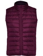 Roly Taillierter, wasserabweisender Bodywarmer Oslo, Black 02 XL, RY5093 – Plum Red 643