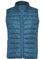Roly Taillierter, wasserabweisender Bodywarmer Oslo, Black 02 XL, RY5093 – Storm Blue 170