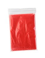 Stamina Transparenter Regenponcho Shaka aus LDPE – Red 60