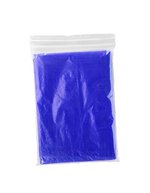 Stamina Transparenter Regenponcho Shaka aus LDPE – Royal Blue 05