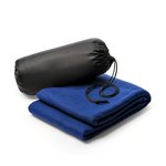 Stamina Fleece Decke Brandon mit Tasche, Black 02 120 x 150 cm, RY5624 – Bild 1