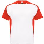 Roly Sport Bugatti T-Shirt mit Kontrasteinsätzen, Black 02/White 01 S, RY6399 – Bild 3