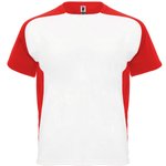 Roly Sport Bugatti T-Shirt mit Kontrasteinsätzen, Black 02/White 01 S, RY6399 – Bild 3