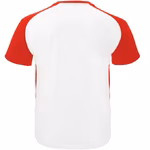 Roly Sport Bugatti T-Shirt mit Kontrasteinsätzen, Black 02/White 01 S, RY6399 – Bild 4