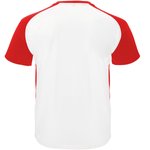 Roly Sport Bugatti T-Shirt mit Kontrasteinsätzen, Black 02/White 01 S, RY6399 – Bild 4