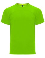 Roly Sport Monaco Funktions-T-Shirt mit Rundhalsausschnitt, Turquoise 12 XL, RY6401 – Lime Green 225