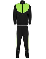 Roly Sport Evans Trainingsanzug mit schmalem Schnitt – Black 02/Lime Green 225