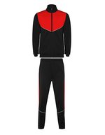 Roly Sport Evans Trainingsanzug mit schmalem Schnitt – Black 02/Red 60