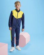 Roly Sport Trainingsanzug Evans mit Reißverschluss für Kinder, Black 02/Ebony 231 4 Jahre, RY6402K – Bild 1