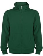 Roly Montblanc Kapuzen-Sweatjacke mit Reißverschluss, Navy Blue 55 S, RY6421 – Verde bottiglia 56