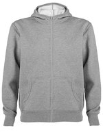Roly Montblanc Kapuzen-Sweatjacke mit Reißverschluss, Navy Blue 55 S, RY6421 – Melange Grigio 58