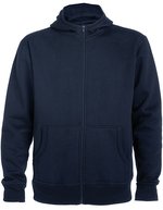 Roly Montblanc Kapuzen-Sweatjacke mit Reißverschluss, Navy Blue 55 S, RY6421 – Blu navy 55
