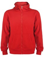 Roly Montblanc Kapuzen-Sweatjacke mit Reißverschluss, Navy Blue 55 S, RY6421 – Rosso 60