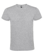 Roly Atomic 150 T-Shirt, Baumwolle, Tubular-Schnitt, Kelly Green 20 XXL, RY6424 – Chine Gris 58