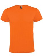 Roly Atomic 150 T-Shirt, Baumwolle, Tubular-Schnitt, Kelly Green 20 XXL, RY6424 – Orange 31