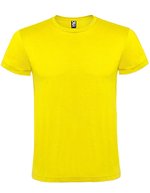 Roly Atomic 150 T-Shirt, Baumwolle, Tubular-Schnitt, Kelly Green 20 XXL, RY6424 – Jaune 03