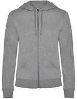 Roly Sweatjacke Veleta mit Kapuze für Damen, Black 02 L, RY6425 – Chine Gris 58