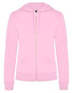 Roly Sweatjacke Veleta mit Kapuze für Damen, Black 02 L, RY6425 – Rose clair 48