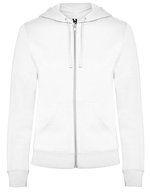 Roly Sweatjacke Veleta mit Kapuze für Damen, Black 02 L, RY6425 – Blanc 01