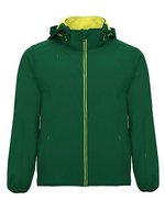Roly Siberia Softshelljacke mit abnehmbarer Kapuze, Bermellion Orange 311 XS, RY6428 – Vert bouteille 56/Citron vert Punch 235