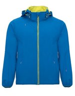 Roly Siberia Softshelljacke mit abnehmbarer Kapuze, Bermellion Orange 311 XS, RY6428 – Bleu royal 05/Citron vert Punch 235