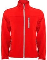 Roly Antartida Softshell Jacke mit Fleece für Herren, Black 02 S, RY6432 – Rouge 60