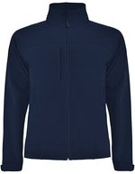 Roly Rudolph Softshelljacke mit verstaubarer Kapuze, Black 02 S, RY6435 – Navy Blue 55