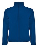Roly Rudolph Softshelljacke mit verstaubarer Kapuze, Black 02 S, RY6435 – Royal Blue 05