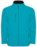 Roly Men´s Nebraska Softshell Jacket Lime Punch 235 XXL (RY6436), RY6436 – Bild 2