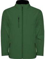 Roly Men´s Nebraska Softshell Jacket Lime Punch 235 XXL (RY6436), RY6436 – Vert bouteille 56