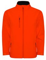 Roly Men´s Nebraska Softshell Jacket Lime Punch 235 XXL (RY6436), RY6436 – Feu Orange 316