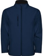 Roly Men´s Nebraska Softshell Jacket Lime Punch 235 XXL (RY6436), RY6436 – Bleu marine 55