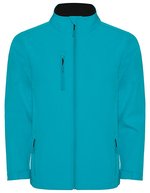 Roly Softshell-Jacke mit Fleece-Innenfutter für Kinder – Aquamarine 236