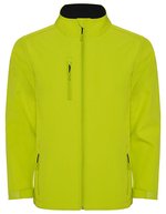 Roly Softshell-Jacke mit Fleece-Innenfutter für Kinder – Lime Punch 235